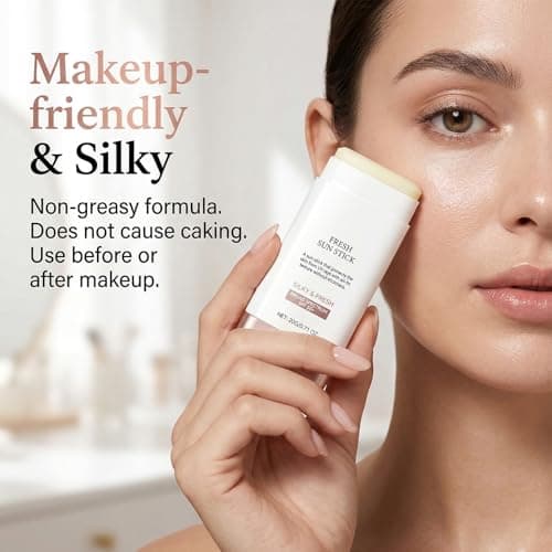 SPF 50 Sunscreen Stick For Face & Body, Invisible No White Cast Korean Sunscreen SPF 50+, Lightweight Water Resistant Mineral Sunscreen SPF 50, Travel Sunscreen SPF Stick, UVA/UVB Protection — view 5