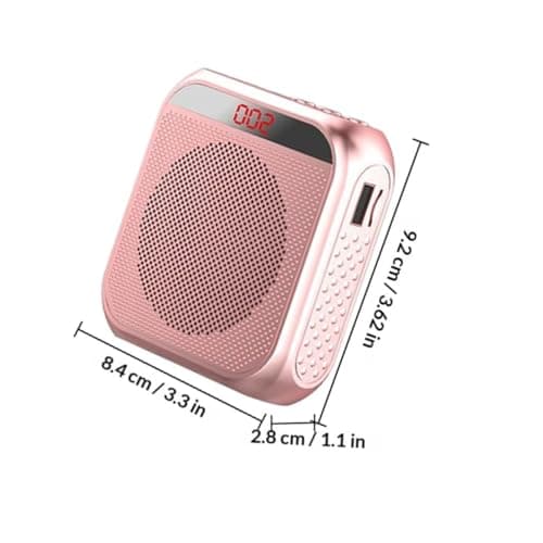 S17 Wireless Voice Amplifier with LED Display, Rose Gold — view 2
