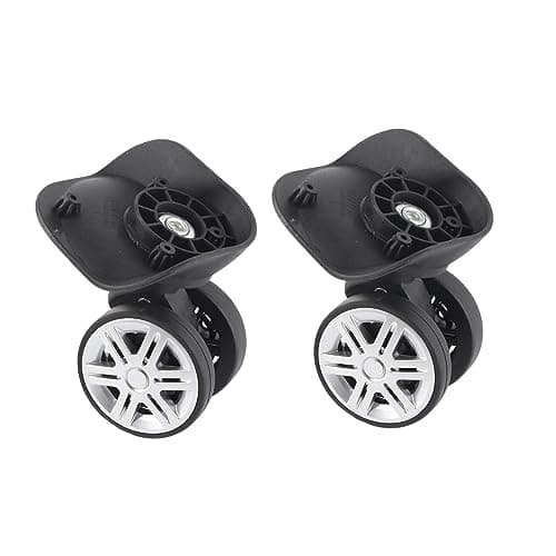Ricardo Luggage Wheels, 1Pair Outdoor Mute Double Row Replacement Kit for Box Code Case Suitcase Accessory Ent Suitcase Large Wheel Draw‑bar — view 6