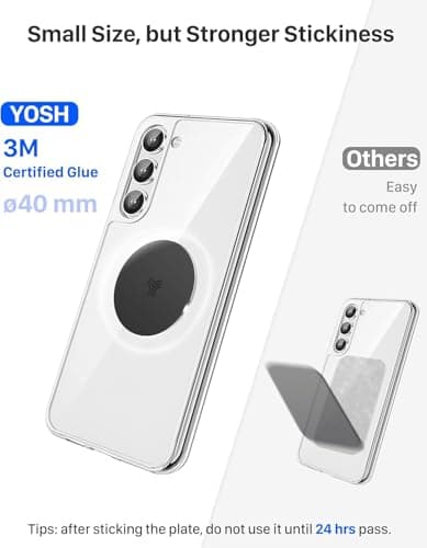 YOSH Magnetic Phone Holder for Car Air Vent, Phone Magnet, Car Accessories — view 3