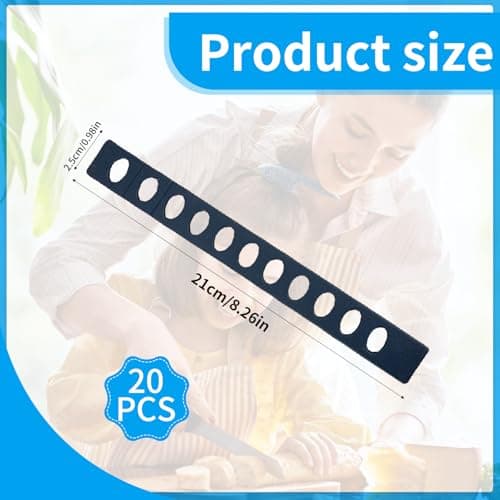 Knife Sheath - 20-Pack Black Blade Protectors, Durable Plastic, Knife Blade Cover for Chef, Utility, and Steak Knives, Portable, Ideal for Daily Use and Outdoor Activities — view 2