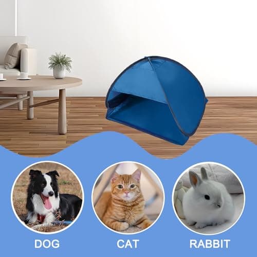 Sunshade and Sun Protection Pop Up Beach Tent,Mini Personal Beach Pop Up Tent,Portable Pop-Up Beaches Shelter，Beaches Shade Quickly Assembled for Kid Small Dogs Cats and Other Small Pets — view 6