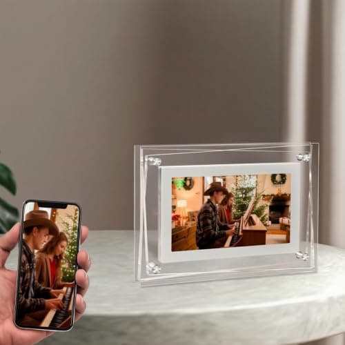lopituwe Wifi Digital Photo Frame App Controlled Smart Display — view 4