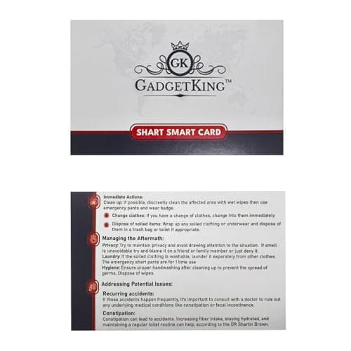 Shart Survival Kit Wipes Emergency Pants Gift for Him Her Dad Retirement Adult Boyfriend Stocking Filler Christmas Birthday Novelty Present Prank Rude Funny Idea Friend Fathers Day Old Age — view 4