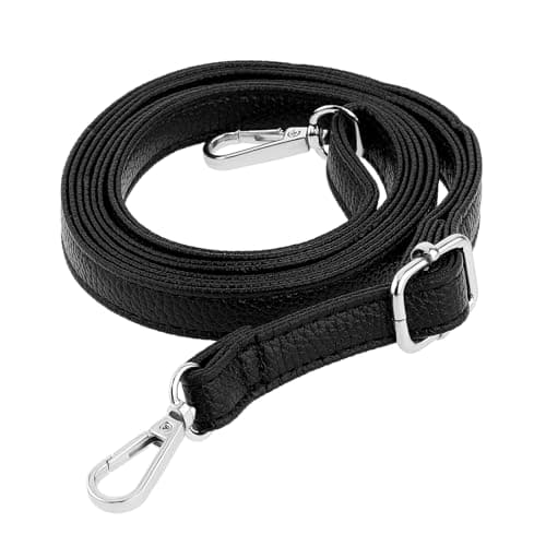 Telooco Leather Shoulder Strap Replacement 85-150cm Adjustable Leather Belt