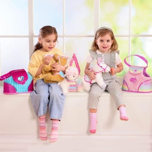 Pucci Pups Pucci Pals Plush Horse Carrier Set, Beige Horse Purse, Pet — view 5