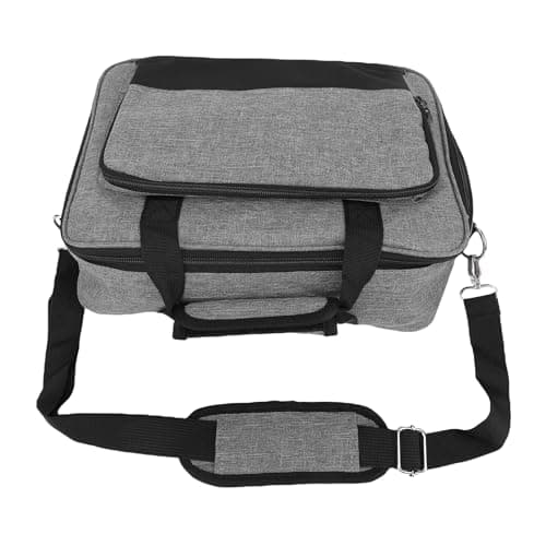SENECESLI Adjustable Shoulder Strap Projector Bag Securely Holds Projector and Accessories, Spacious Space for AV Cables, 16.0x5.7x11.5in — view 3