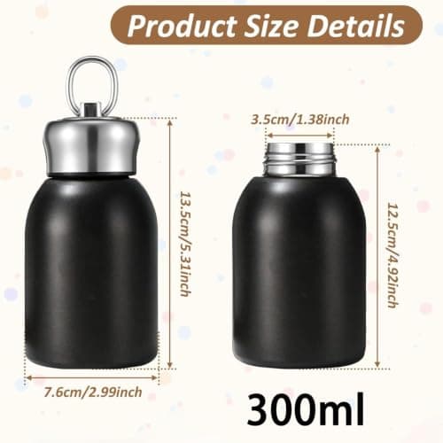 pohejuy Mini Flask, Stainless Steel Cold Hot Thermal Flask — view 4