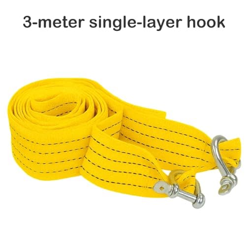 M.J COMFY-LIFE 7-in-1 Car Emergency Breakdown Safety Kit with Jump Leads, Tow Rope, Warning Triangle, Hi-Vis Vest, Emergency Hammer for Vehicle Roadside Assistance — view 5