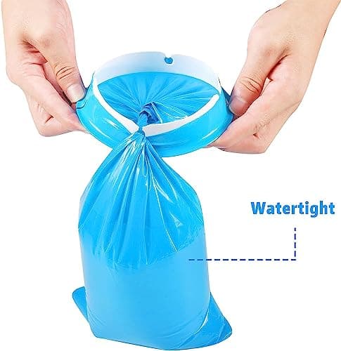 20Pack Vomit Bags Disposable Barf Bags,1000ml High Density Emesis Bags with Snap,Perfect for Morning Sickness,Kids,Pregnant Woman,Car Motion Sickness，Airsick — view 3