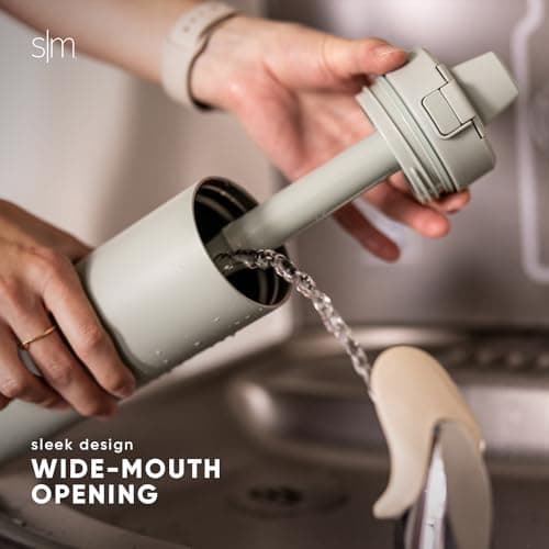 Simple Modern Filtered Water Bottle | Insulated Stainless-Steel Carbon Filter Travel Water Bottles | Reusable for Clean Drinking Water On The Go | 34oz, Lavender Mist — view 6