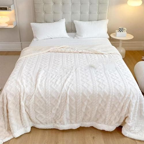 Warm Blankets Soft Warm Thick Winter Snug Microfiber — view 3