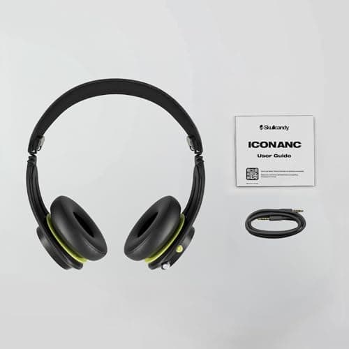 Skullcandy Icon ANC Noise Canceling Wireless Headphones - Bone/Orange — view 6