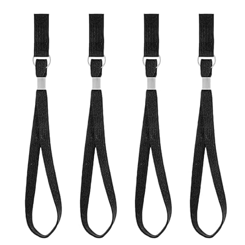 4 Pcs Walking Stick Wrist Straps, 24 cm Nylon Cane Loops for 16 to 20 mm
