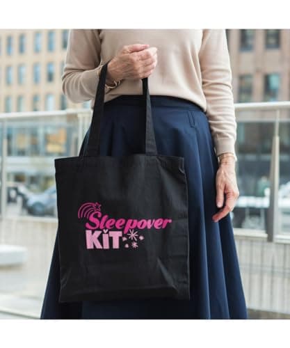 Hippowarehouse Sleepover kit Tote Shopping Gym Beach Bag 42cm x38cm, 10 litres — view 2