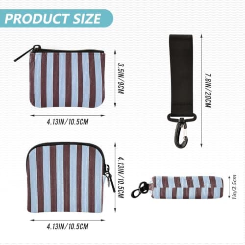 Dual Coin Purse Credit Card Holder Wallet, Identity Card Protector — view 4