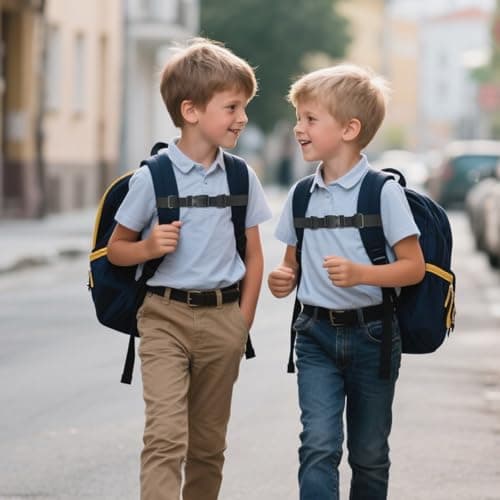 Zcbzbn Pack of 2 Chest Strap Backpack, Adjustable Chest Strap Backpack, Adjustable Chest Strap for School Bag, Nylon with Buckle, for School Backpack Outside Travel, black, 2cm — view 4