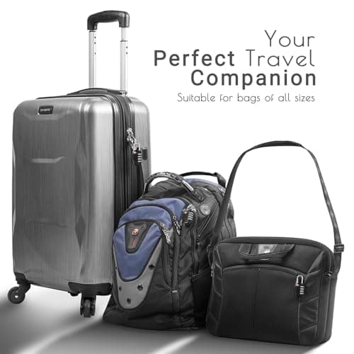 CFMOUR Suitcase Locks, TSA Approved Luggage Locks, 4-dial, Blue, 2 Pcs — view 5
