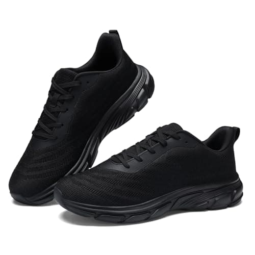 RTOUNT Mens Trainers Men Breathable Casual Walking Shoes for Gym Travel — view 4