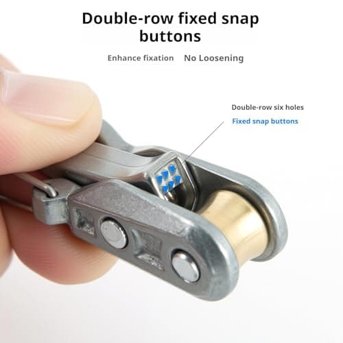 6-Pack Retractable Rope Roller Ratchet Straps Set, Knot-Free Camping Rope Tightening Tool with Cam Lock, Paracord Ropes Pulley Tensioner Clips, Outdoor Tools — view 5