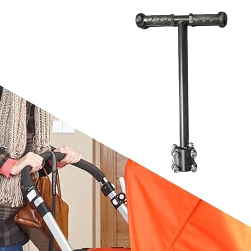Sharplace Stroller Handle Extender Replacement Accessories Strong Pushchair Handlebar Extension for Pram Baby Stroller Carriage Trolley, Fits 30mm Inner Dia — view 3