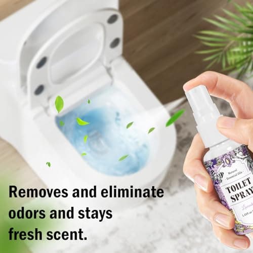 Scent-Hi Toilet Spray 3 Pack, Lavender, Linen & Mint Scented Bathroom Spray — view 3