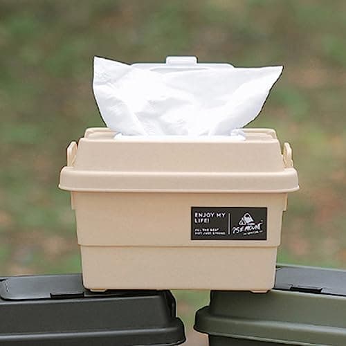 Stackable Outdoor Storage Box Camping Desktop Tissue Container Waterproof Carrying Hiking Carrier Cargo Car Trunk Organizer — view 5