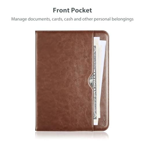 ProCase Leather Case for iPad A16 11th Gen 2025/10th Gen 2022 -Brown — view 5