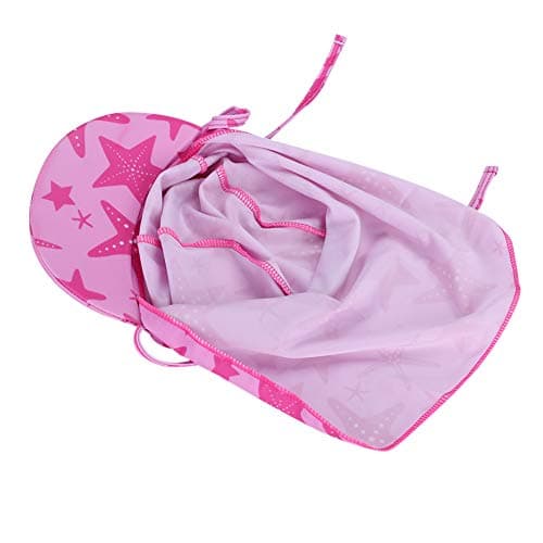 Baby Kids Legionnaire Swim Hat UPF 50 Kids Sun Hat for Girls Boys Bucket Summer Wide Brim Travel Beach Hat UV Sun Protection Sun Hat Flap Cap for Travel Adjustable Chin Strap 3-12 Years (Pink) — view 6