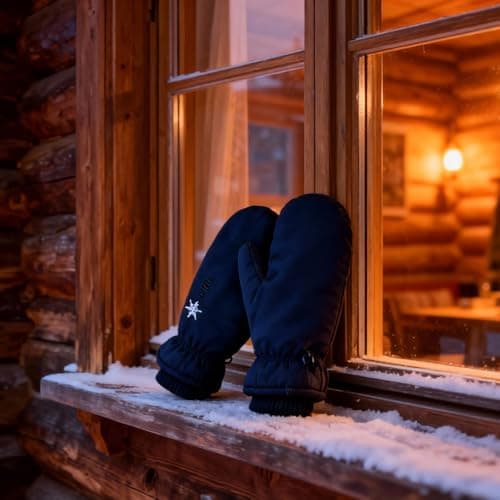 Andiwa Mittens for Women, Gloves for Men, Winter Ski Gloves, Cotton Gloves, Fleece, Waterproof, Thermal Winter Gloves, Touch Screen Gloves — view 5