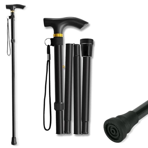 Walking Stick Adjustable Folding for Women and Men
