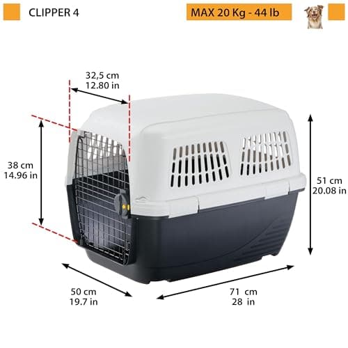 Ferplast Medium Dog Carrier Airline Approved IATA, Max 20 Kg — view 3