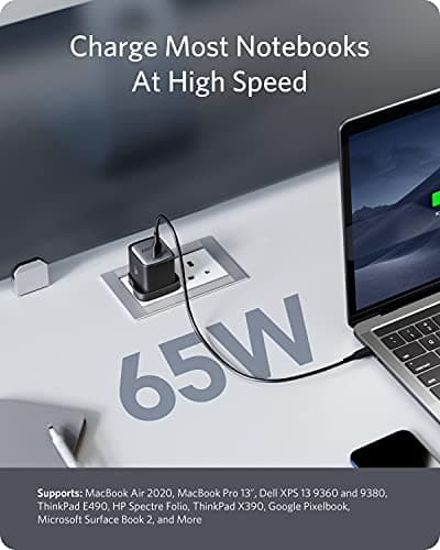 Anker Nano II 65W GaN II PPS Compact Fast Charger USB C Plug — view 4