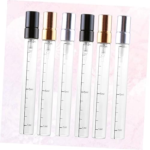PLAFOPE 6 Pack 10ml Scale Face Spray Bottles Mini Compact Refillable Perfume Dispenser for Travel Makeup — view 2