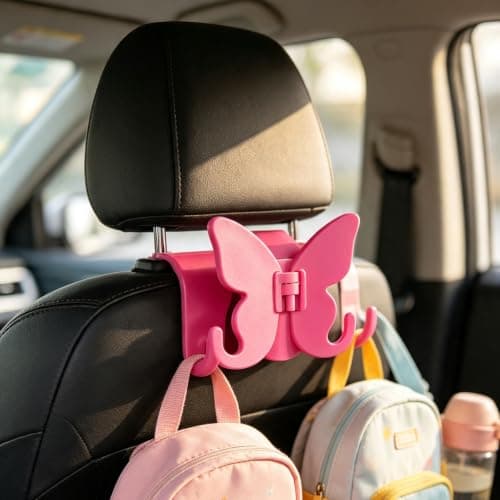 Limtula Headrest Storage Hook, Purple — view 4
