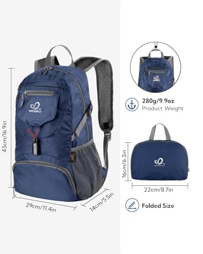 Waterfly Ultra Lightweight Foldable Backpack: 20L Packable Rucksack — view 3