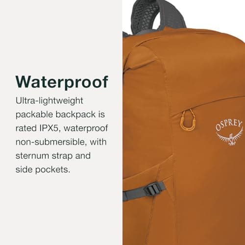 Osprey Ultralight Stuff Travel Accessories, Dry Backpack, 20L, Black — view 3