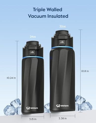 WaterH Boost Smart Water Bottle Tracker with Reminder to Drink Water, 710ml — view 5