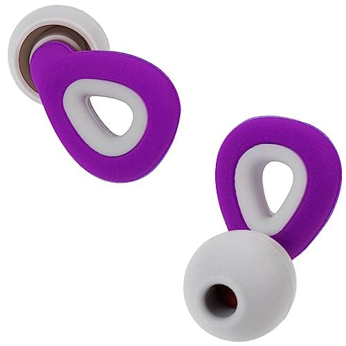 Kunoli Ear Plugs Noise Cancelling for Sleep, Earplugs for Work (Purple)