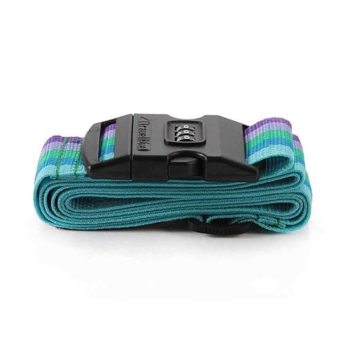 Travel Blue Luggage Straps - 3 Dial Combination Suitcase Straps, Multicolour, 200cm Length, Secure Your Belongings with High-Impact Buckle and Integrated Address Label, Fits All Luggage Sizes — view 5