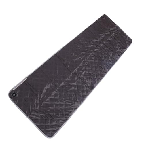 Adfaga Heated Sleeping Bag Pad Electric Heating Pad 3 Adjustable Temperature Levels 4 Heating Zones USB Type C Portable Lightweight for Camping Hiking Weather Outdoor Adventures Kh — view 2
