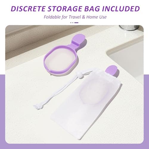 Ihaapsi Collapsible Pee Cup 2 Pack, with Test Rest, Non-Slip Handle — view 6
