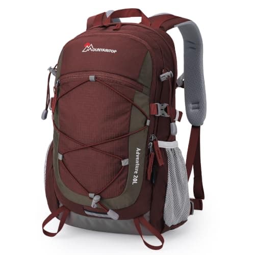 MOUNTAINTOP 20L Hiking Backpack Lightweight Rucksack for Men Women