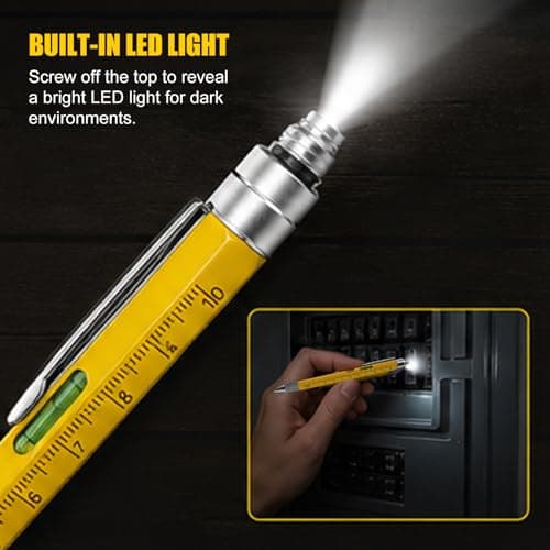Tactical Pen - 2 Pack 9 in 1, LED Light, Screwdrivers & Phone Holder — view 5
