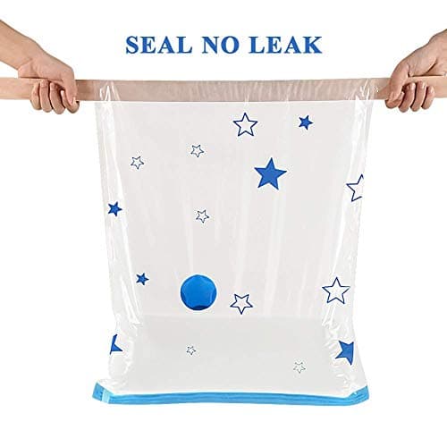 UOUNE Vacuum Storage Bags, 4 Large (80 x 60 cm) Reusable Space Saver Bags Vacuum Compression Zipper Storage Bags with Airtight Valve and Hand Pump,Work with Vacuum Cleaner — view 4