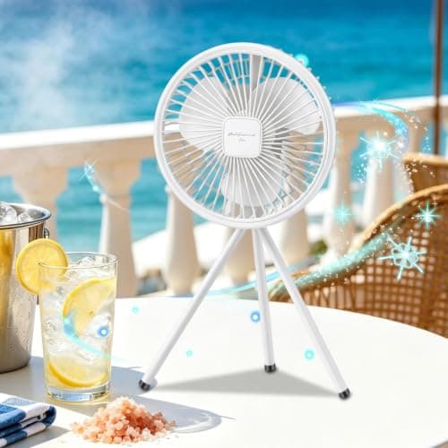 Samuliy Solar Powered Fan Floor Desk Air Blowing Device with Tripod Stand — view 3