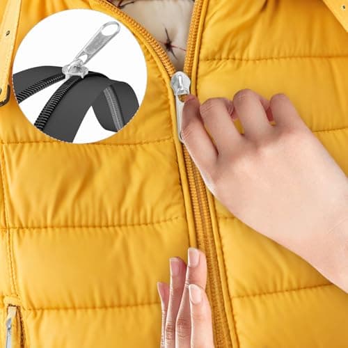 DOITEM 20Pcs Silver Zipper Repair Kit Zippers Replacement 5# Zipper Pull Rescue Kit for Clothing Jackets Purses Luggage Backpacks — view 6