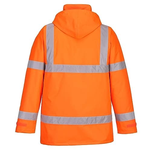 Portwest S460 Hi-Vis Winter Traffic Jacket Waterproof Padded — view 2