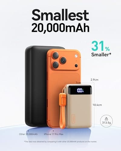 INIU Power Bank, Smallest 20000mAh 22.5W Fast Charging Portable Charger — view 2