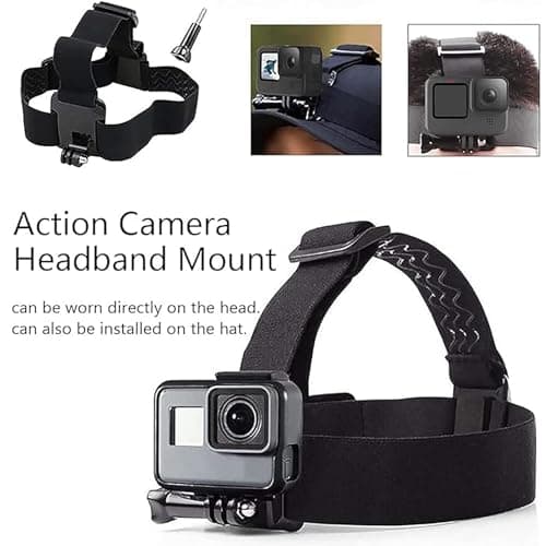 TEKCAM Elastic Chest and Head Harness for GoPro AKASO DJI Osmo — view 2